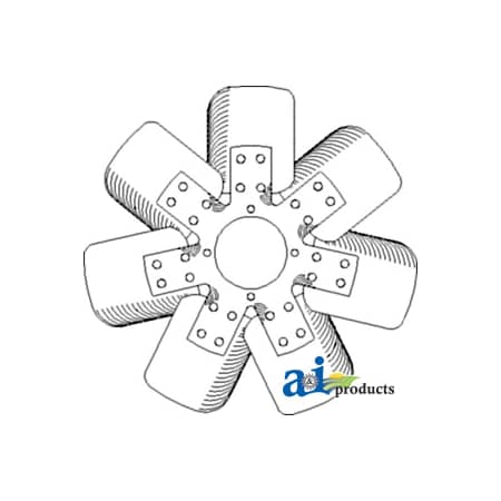 A & I Products Fan, 7 Blade 18" x18" x4" A-83964032
